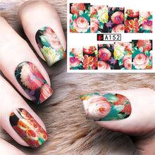 Load image into Gallery viewer, Nail Stickers Flower Nail Art