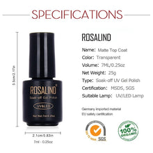 Load image into Gallery viewer, ROSALIND Matte Top Coat