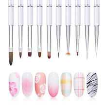 Load image into Gallery viewer, BORN PRETTY Nail Brush Series Pearl White