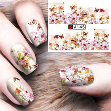 Load image into Gallery viewer, Nail Stickers Flower Nail Art