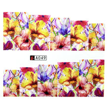 Load image into Gallery viewer, Nail Stickers Flower Nail Art