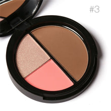 Load image into Gallery viewer, FOCALLURE Shimmering Highlighter, Blush & Bronzer Palette