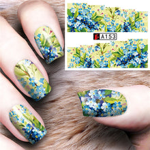 Load image into Gallery viewer, Nail Stickers Flower Nail Art