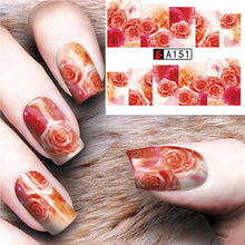 Load image into Gallery viewer, Nail Stickers Flower Nail Art