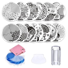 Load image into Gallery viewer, Nail Art Stamping Kit
