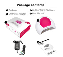 Load image into Gallery viewer, SUN2C UV LED Nail Lamp 48W