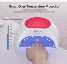 Load image into Gallery viewer, SUN2C UV LED Nail Lamp 48W
