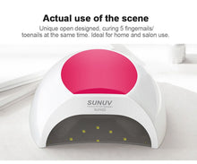 Load image into Gallery viewer, SUN2C UV LED Nail Lamp 48W