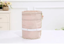 Load image into Gallery viewer, Barrel-Shaped Foldable Drawstrng Cosmetic Bag