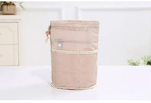 Load image into Gallery viewer, Barrel-Shaped Foldable Drawstrng Cosmetic Bag
