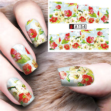 Load image into Gallery viewer, Nail Stickers Flower Nail Art
