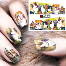 Load image into Gallery viewer, Nail Stickers Flower Nail Art