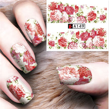 Load image into Gallery viewer, Nail Stickers Flower Nail Art