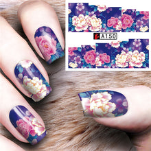 Load image into Gallery viewer, Nail Stickers Flower Nail Art