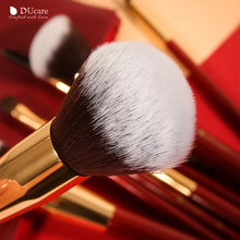 Load image into Gallery viewer, DUcare Classic Red Makeup Brush Collection 10pcs