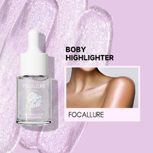 Load image into Gallery viewer, FOCALLURE Starfall Liquid Face & Body Highlighter
