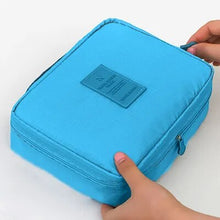 Load image into Gallery viewer, Barrel-Shaped Foldable Drawstrng Cosmetic Bag