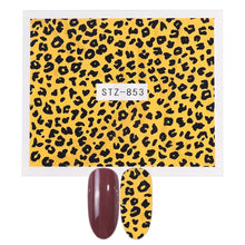 Load image into Gallery viewer, Leopard-themed Nail Stickers