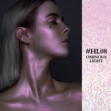 Load image into Gallery viewer, FOCALLURE Starfall Liquid Face & Body Highlighter shade hl08 omnious light
