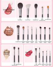 Load image into Gallery viewer, Docolor Studio Series Professional - 29 Pieces Book Makeup Brush Set