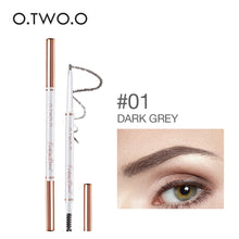 Load image into Gallery viewer, O.TWO.O Dual Ended Fine Tip Eyebrow Pencil