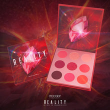 Load image into Gallery viewer, Docolor Gemstone Collection 9 Colors Eye Shadow Palette RED