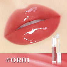 Load image into Gallery viewer, FOCALLURE Watery Glow Glitter Lip Gloss gloss multi-dimensional shade OR01