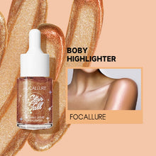 Load image into Gallery viewer, FOCALLURE Starfall Liquid Face & Body Highlighter