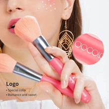 Load image into Gallery viewer, Docolor Neon Peach - 10 Pieces Makeup Brush Set