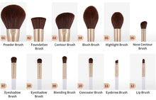 Load image into Gallery viewer, DUcare Fuji Mountain 12 in 1 Makeup Brushes Set
