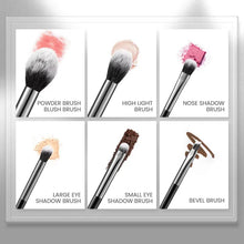 Load image into Gallery viewer, FOCALLURE 6 Pcs Makeup Brush Set