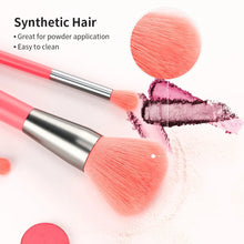 Load image into Gallery viewer, Docolor Neon Peach - 10 Pieces Makeup Brush Set