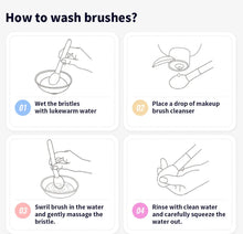 Load image into Gallery viewer, how to wash makeup brushes