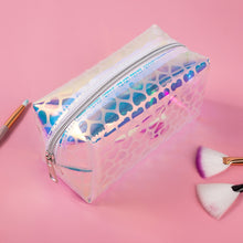 Load image into Gallery viewer, Leopard Print Multicoloured Clear Makeup Bag