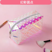 Load image into Gallery viewer, Leopard Print Multicoloured Clear Makeup Bag