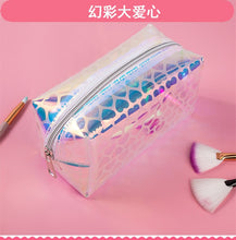 Load image into Gallery viewer, Leopard Print Multicoloured Clear Makeup Bag