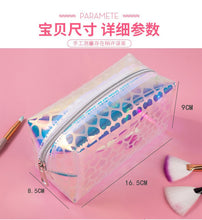 Load image into Gallery viewer, Leopard Print Multicoloured Clear Makeup Bag