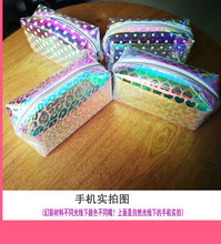 Load image into Gallery viewer, Leopard Print Multicoloured Clear Makeup Bag