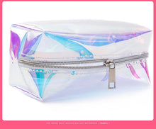 Load image into Gallery viewer, Leopard Print Multicoloured Clear Makeup Bag