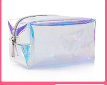 Load image into Gallery viewer, Leopard Print Multicoloured Clear Makeup Bag