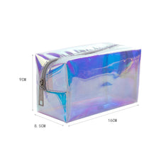 Load image into Gallery viewer, Leopard Print Multicoloured Clear Makeup Bag