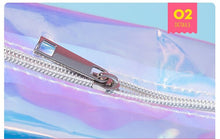 Load image into Gallery viewer, Leopard Print Multicoloured Clear Makeup Bag