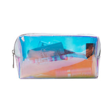 Load image into Gallery viewer, Leopard Print Multicoloured Clear Makeup Bag