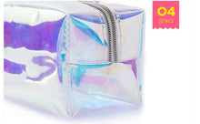 Load image into Gallery viewer, Leopard Print Multicoloured Clear Makeup Bag