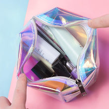 Load image into Gallery viewer, Leopard Print Multicoloured Clear Makeup Bag