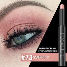 Load image into Gallery viewer, FOCALLURE Metallic Eyes Shimmer Cream Eyeshadow Stick