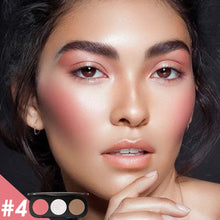Load image into Gallery viewer, FOCALLURE 3 Colors Blush & Highlighter Makeup Palette