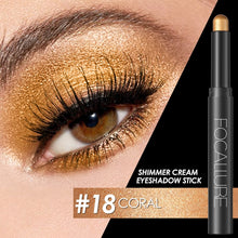 Load image into Gallery viewer, FOCALLURE Metallic Eyes Shimmer Cream Eyeshadow Stick
