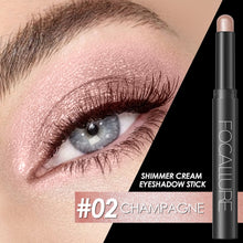 Load image into Gallery viewer, FOCALLURE Metallic Eyes Shimmer Cream Eyeshadow Stick