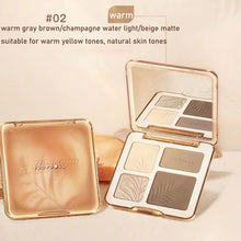 Load image into Gallery viewer, judydoll highlight and contour palette 02 warm